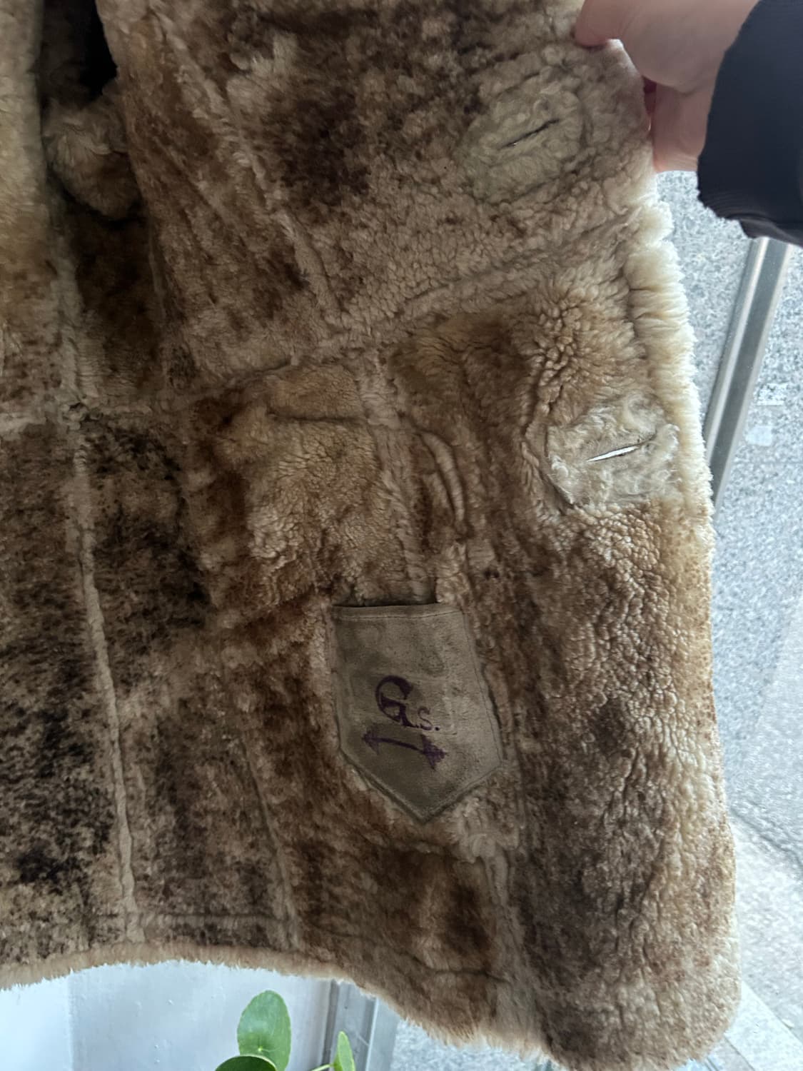 70-80‘s 무스탕코트 상품이미지4