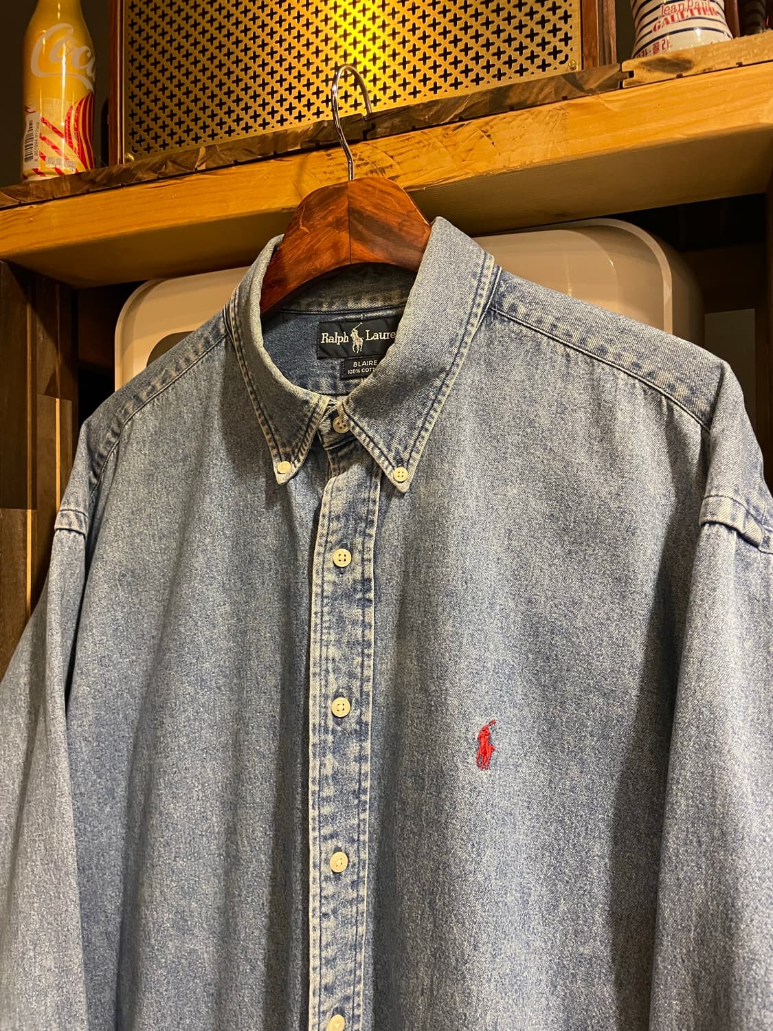 90s 랄프로렌 데님셔츠 상품이미지2