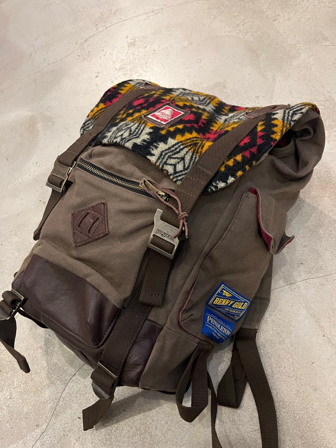 빈티지 잔스포츠 백팩 상품이미지2