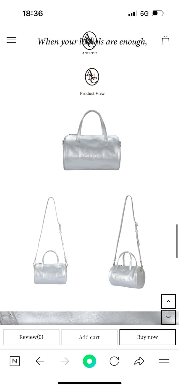 아노에틱 멜로우 라운드백 3컬러 새상품 상품이미지4