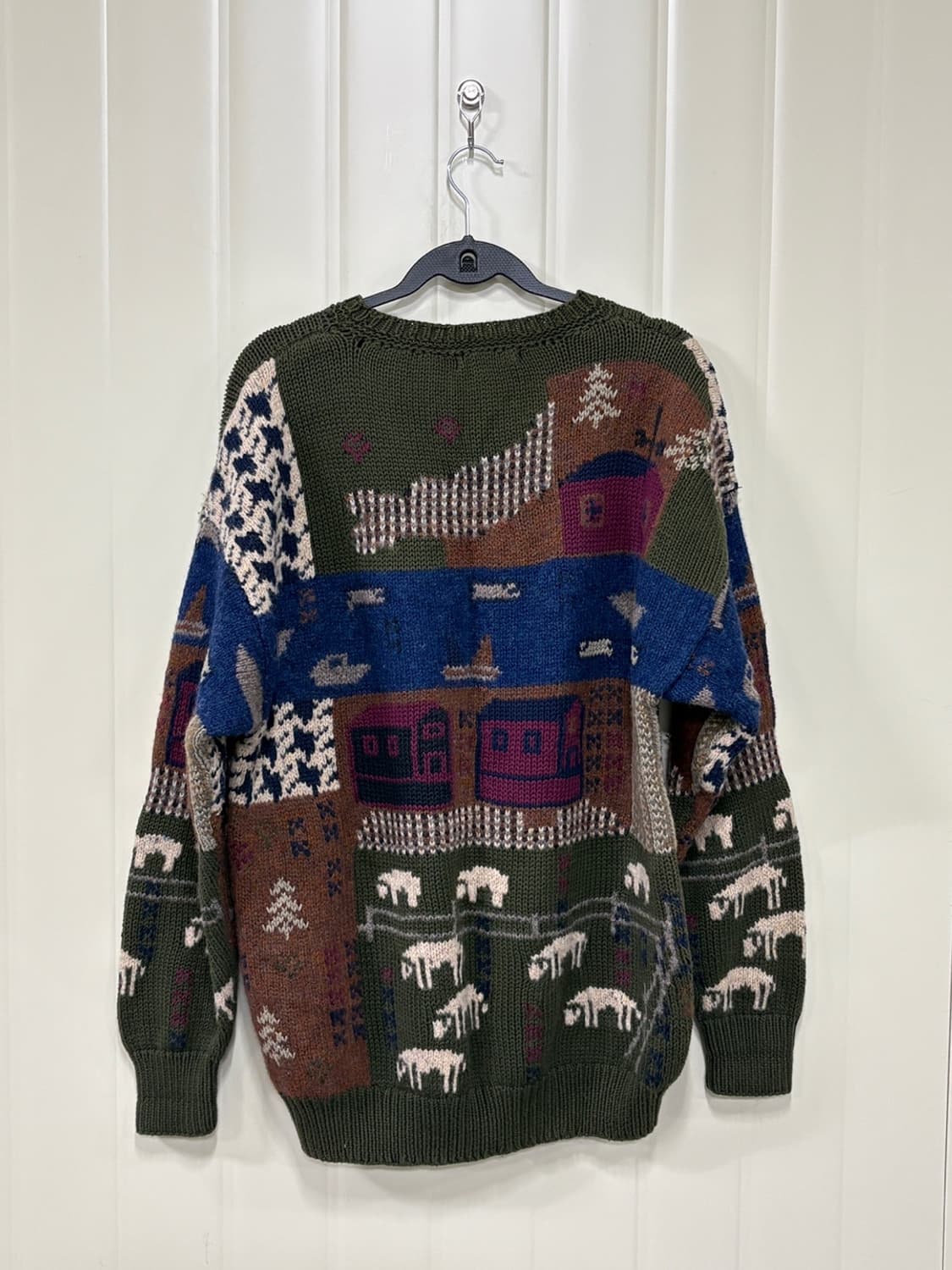 노티카 패턴 빈티지 니트 상품이미지2