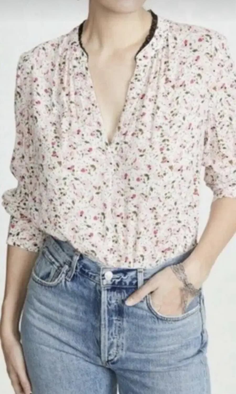 쟈딕앤볼테르 비스코스 블라우스 셔츠 상품이미지9