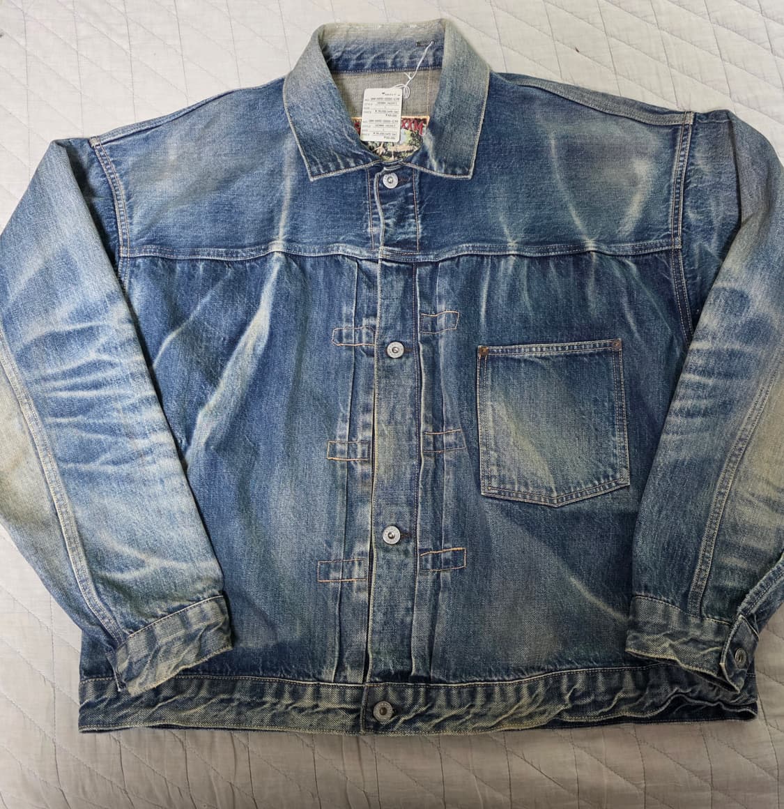 [L] 세인트미카엘X버버진 데님자켓 상품이미지1