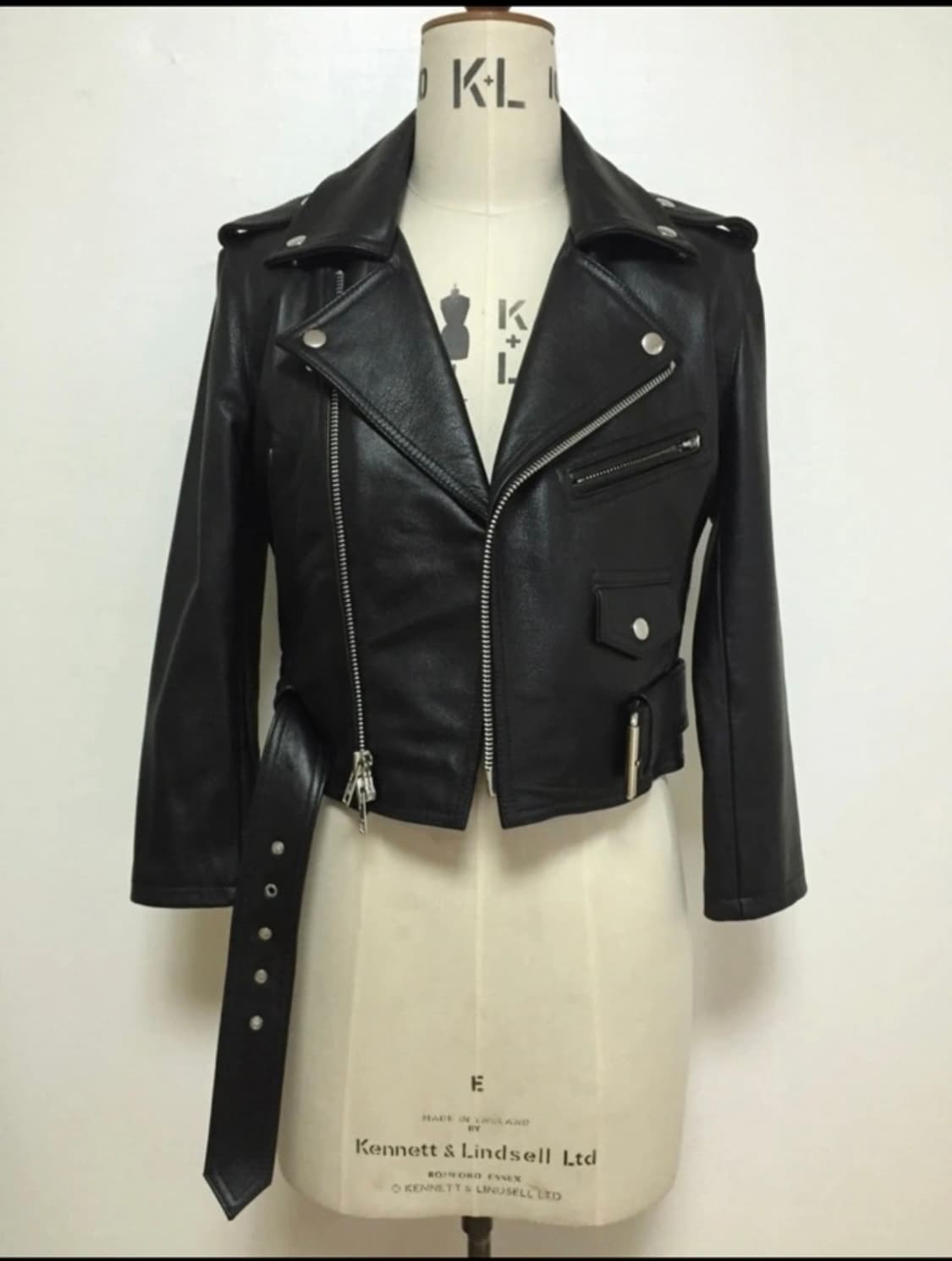 알렉사청 스타일 민스메르 가죽 자켓 상품이미지4