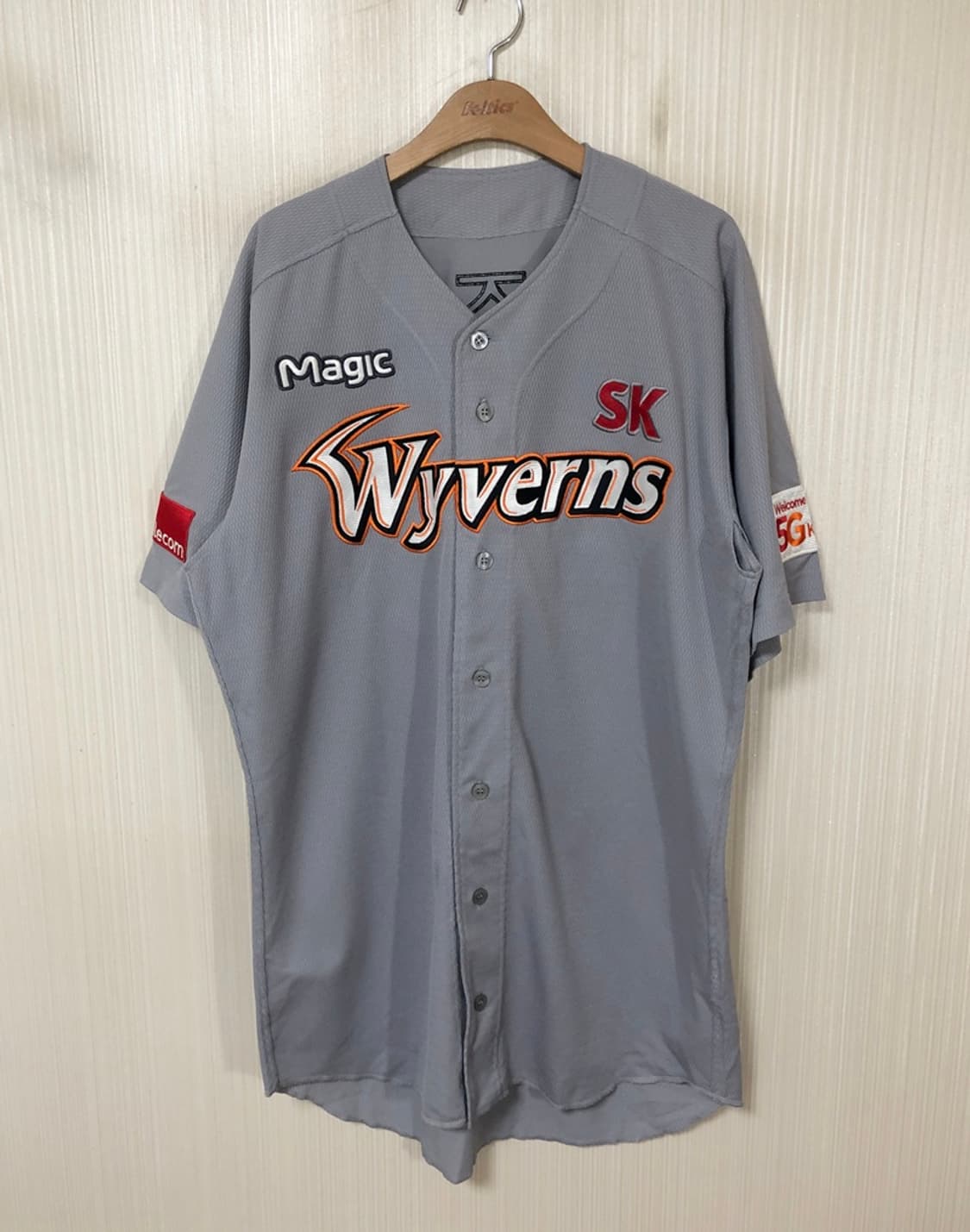 KBO 카멜레온 SK와이번스 선수실착유니폼/져지 #59 김주한(싸인) 상품이미지2