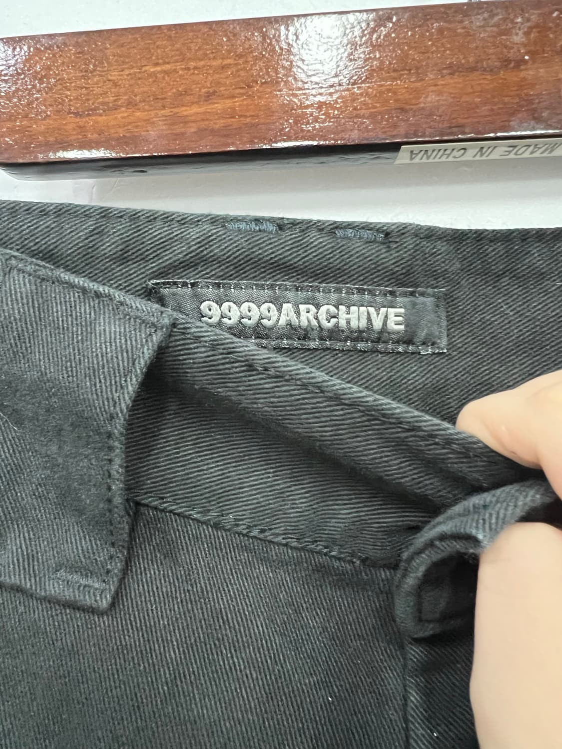 9999ARCHIVE 블랙 팬츠 상품이미지2