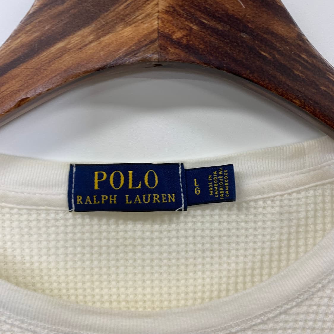 폴로 랄프로렌 신형 화이트 와플 니트 상품이미지4