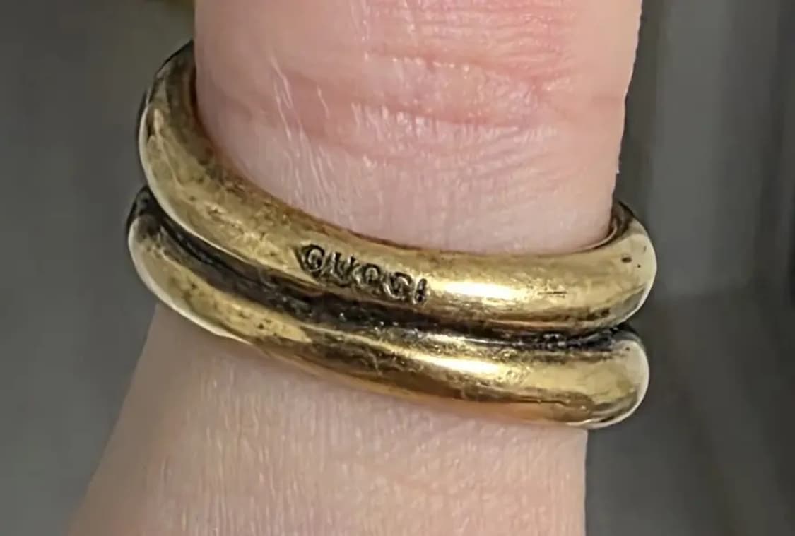 구찌 타이거 헤드 더블 링 19호 상품이미지3