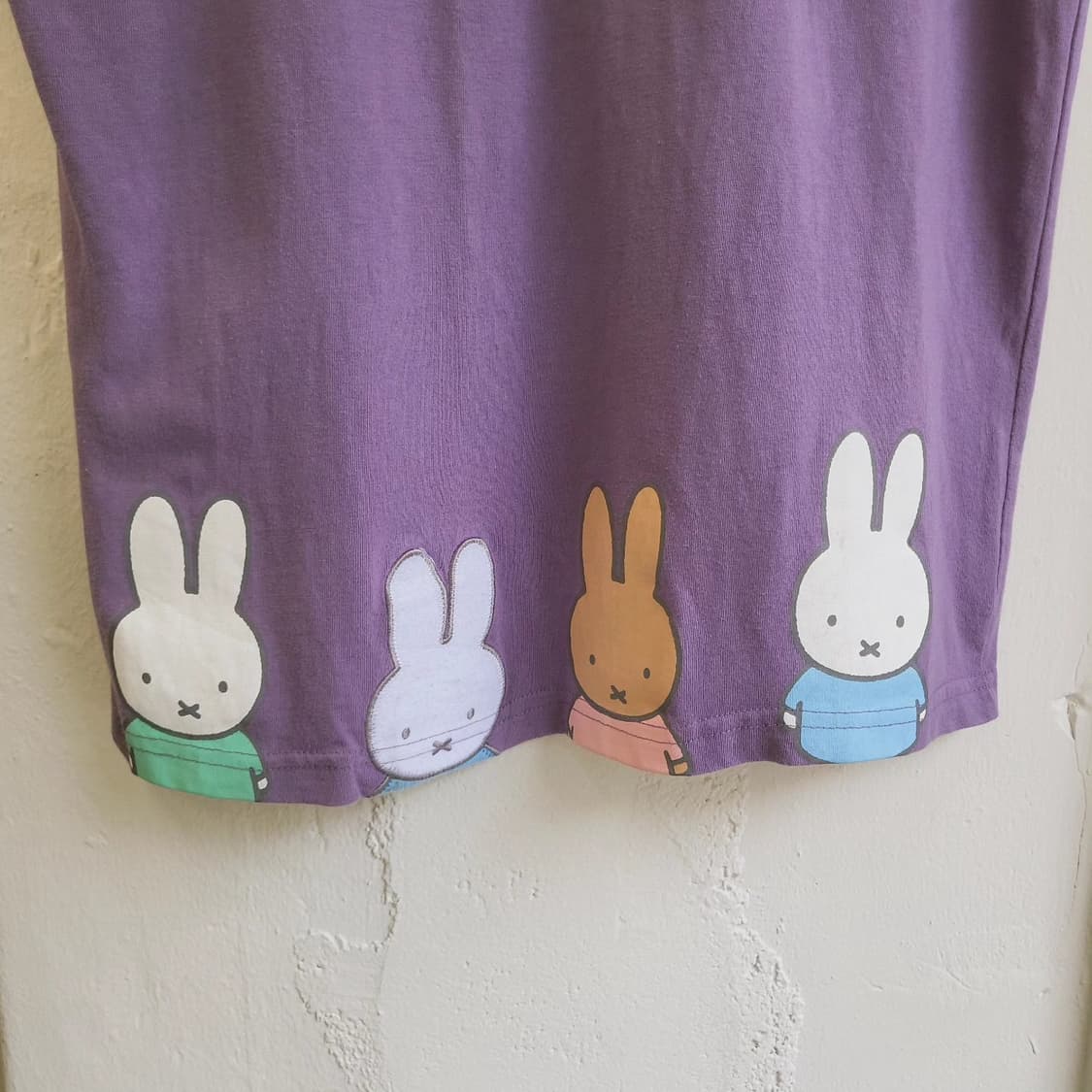 Miffy 바이올렛 미피 레터링 티셔츠 상품이미지7