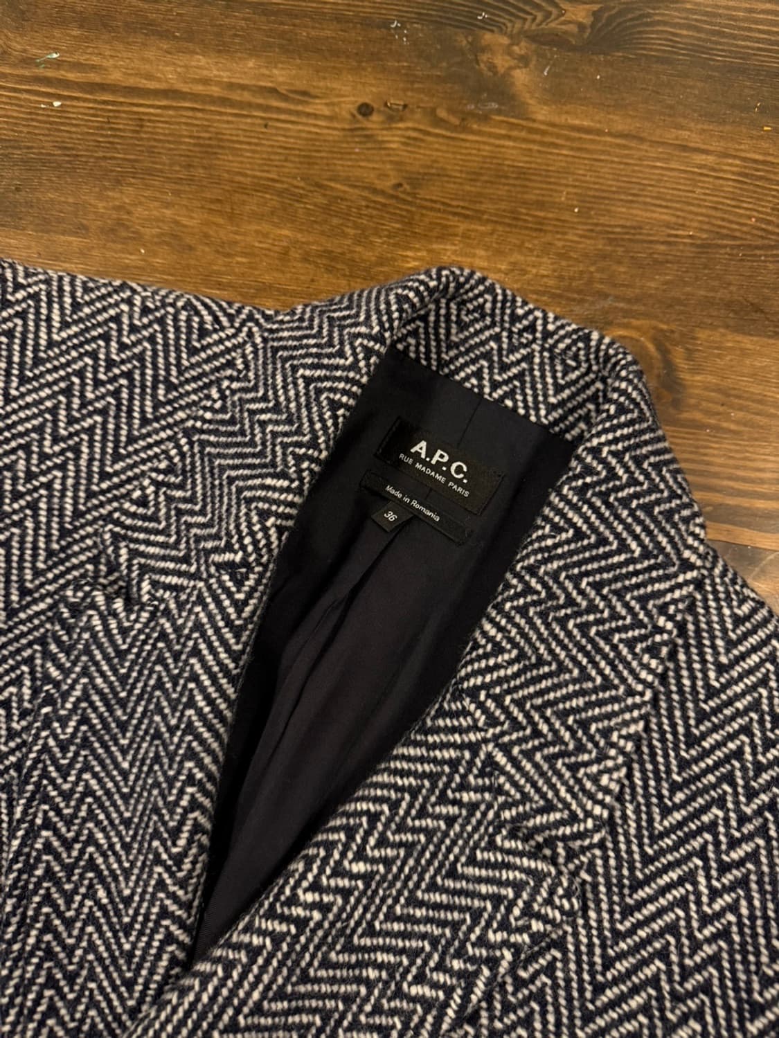 아페쎄 더블 브레스티드 코트 55 상품이미지8