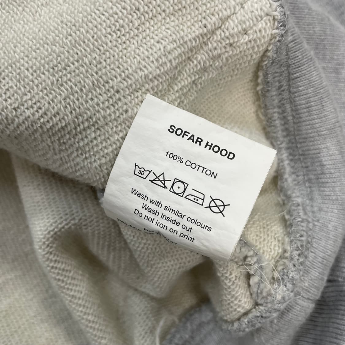 팔라스 Palace 소파 후드티 그레이 상품이미지5