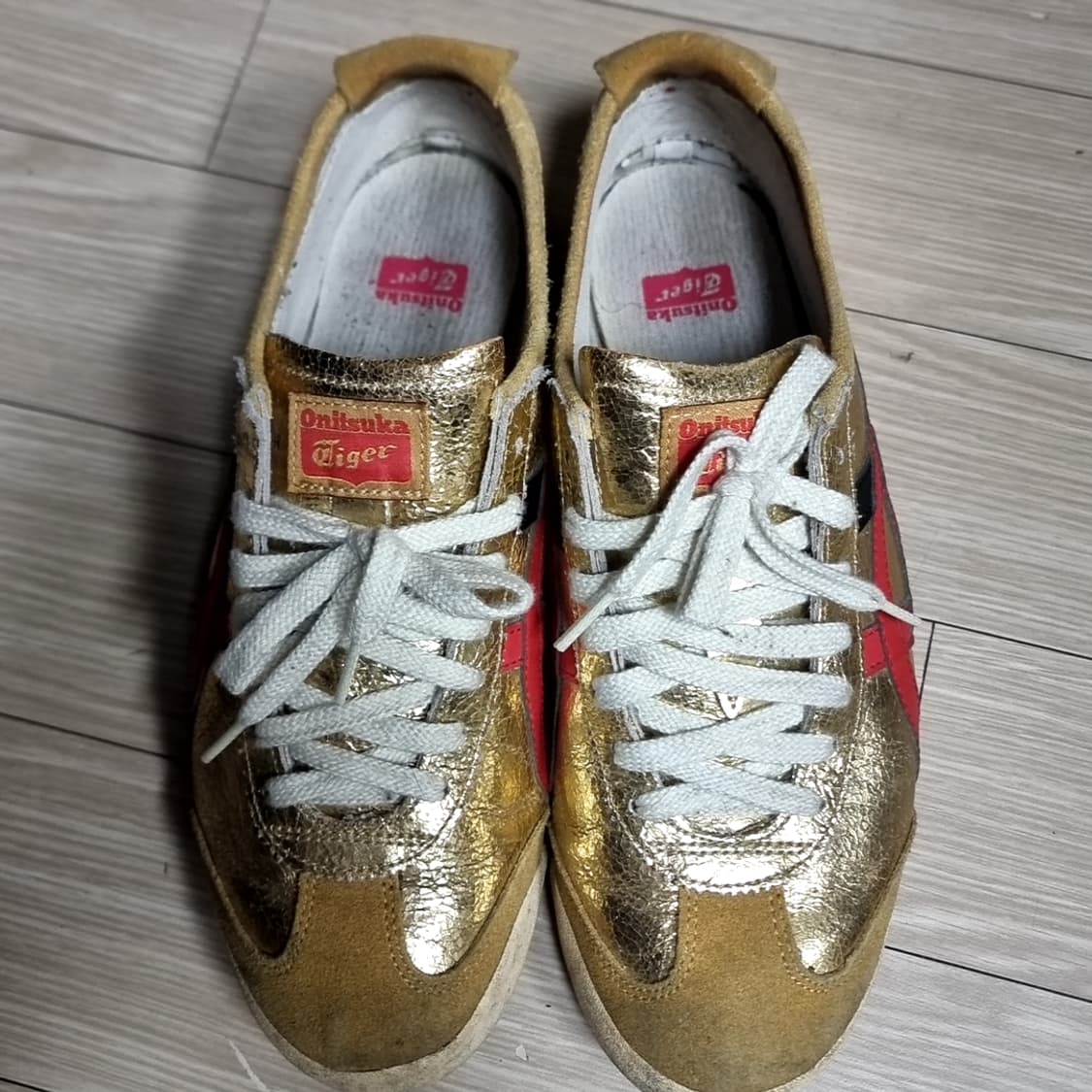 오니츠카타이거 멕시코66 골드 운동화(270-280) 상품이미지3