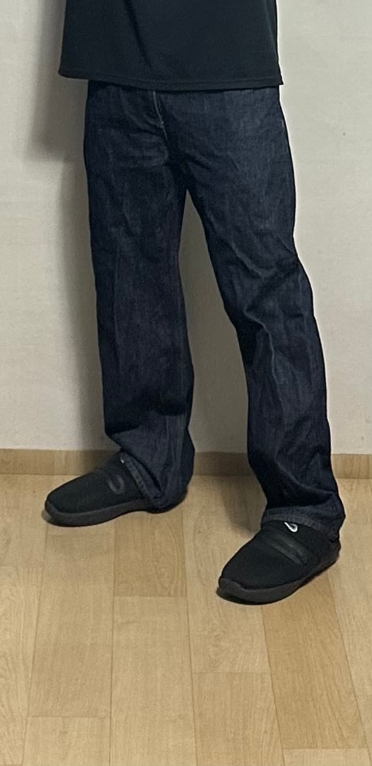 인더로우 5포켓 하드 트위스트 레귤러 스트레이트 데님 팬츠 상품이미지5