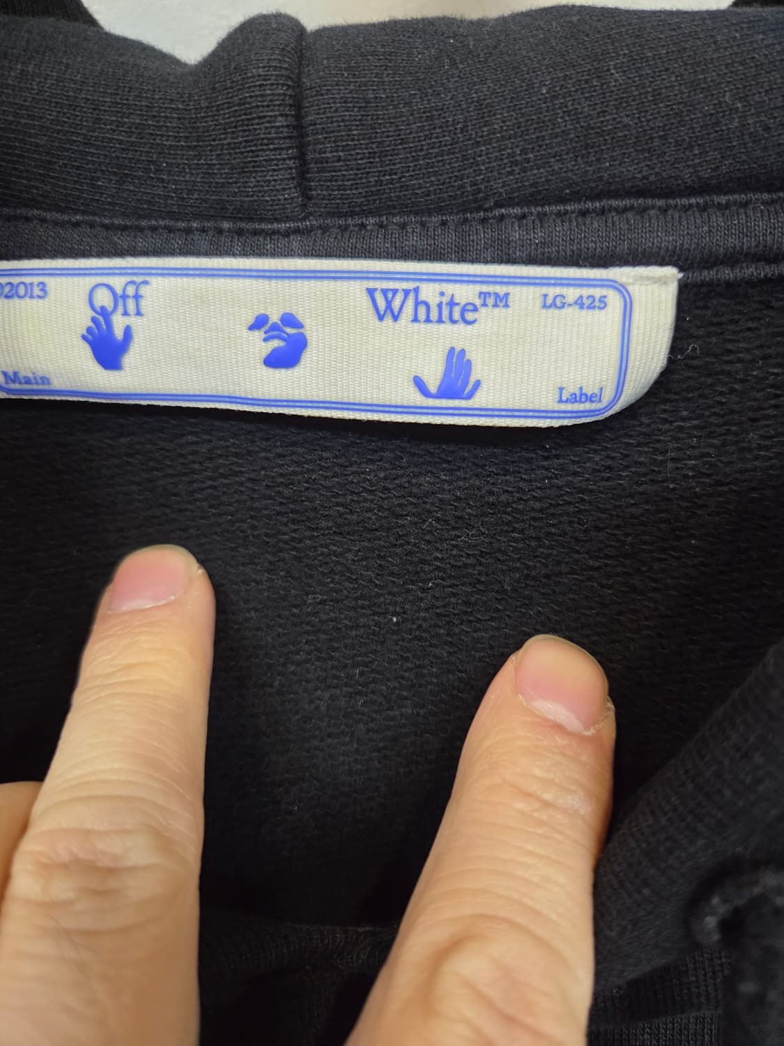 오프화이트 모나리자 기모 후드티 sp 상품이미지3