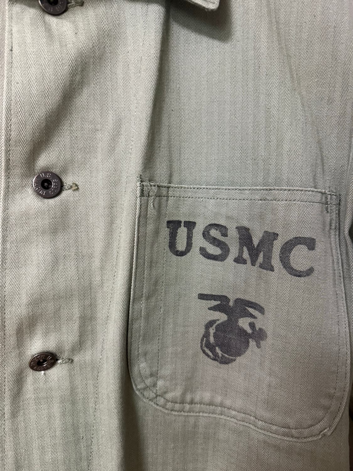 40s USMC P-47 HBT Utility Jacket 상품이미지4