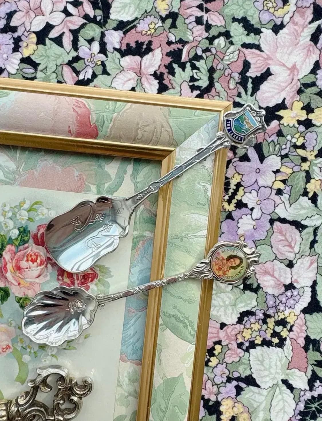 영국 빈티지 실버플레이트 디저트스푼 상품이미지1