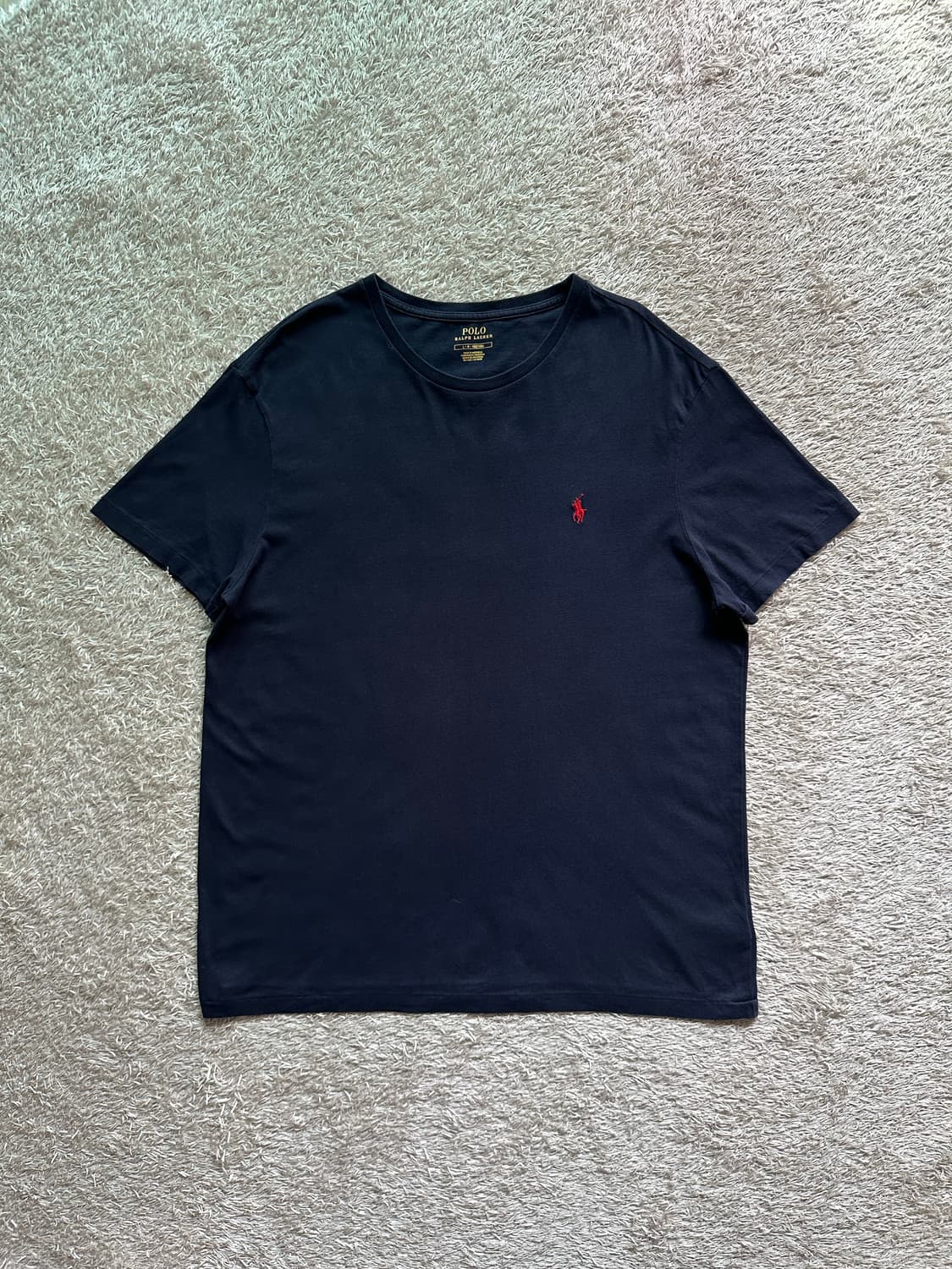 폴로 랄프로렌 POLO 라운드넥 반팔 티셔츠 네이비 L 상품이미지1