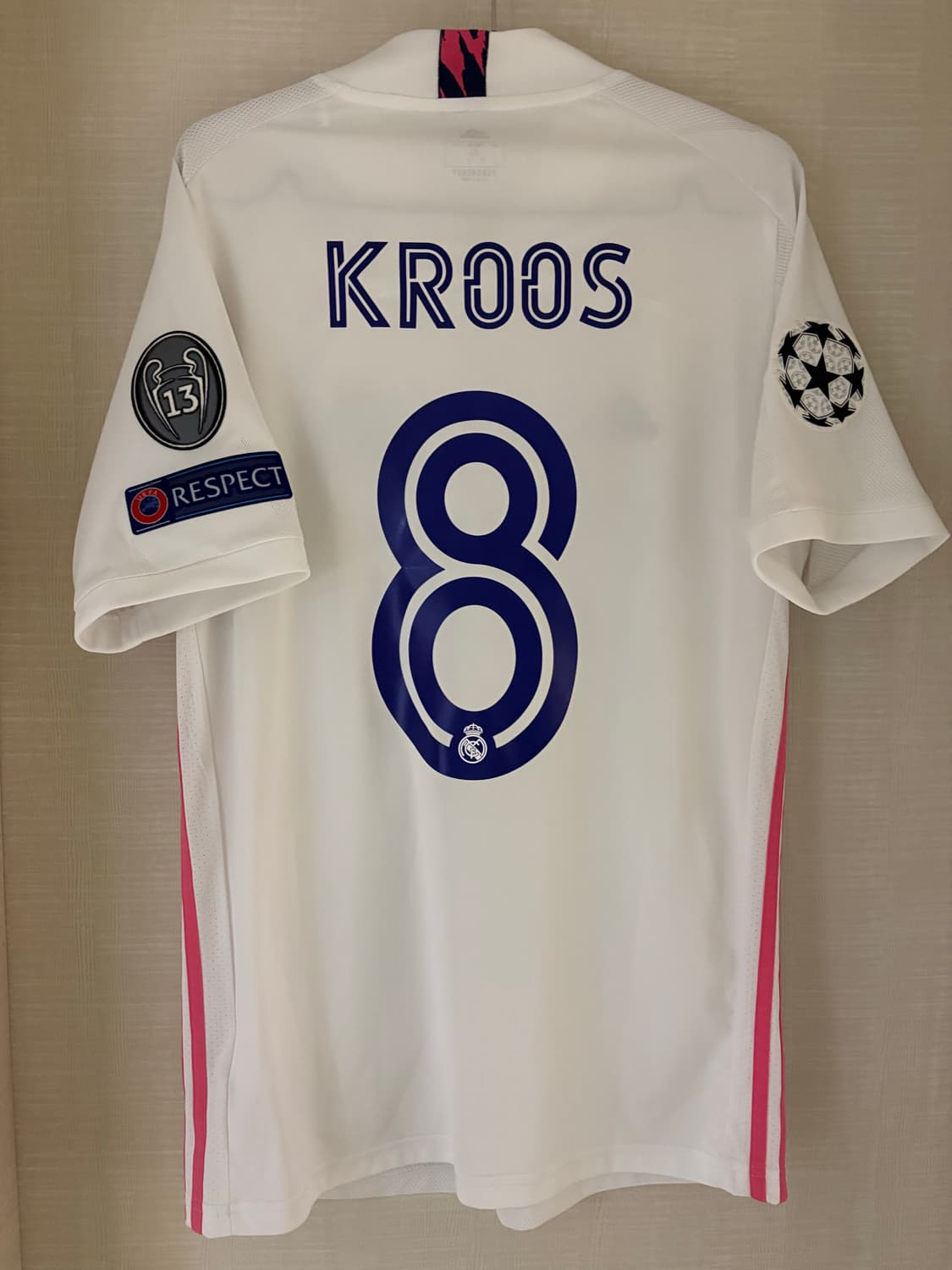 20-21 레알마드리드 홈 토니 크로스 유니폼 정품 상품이미지2