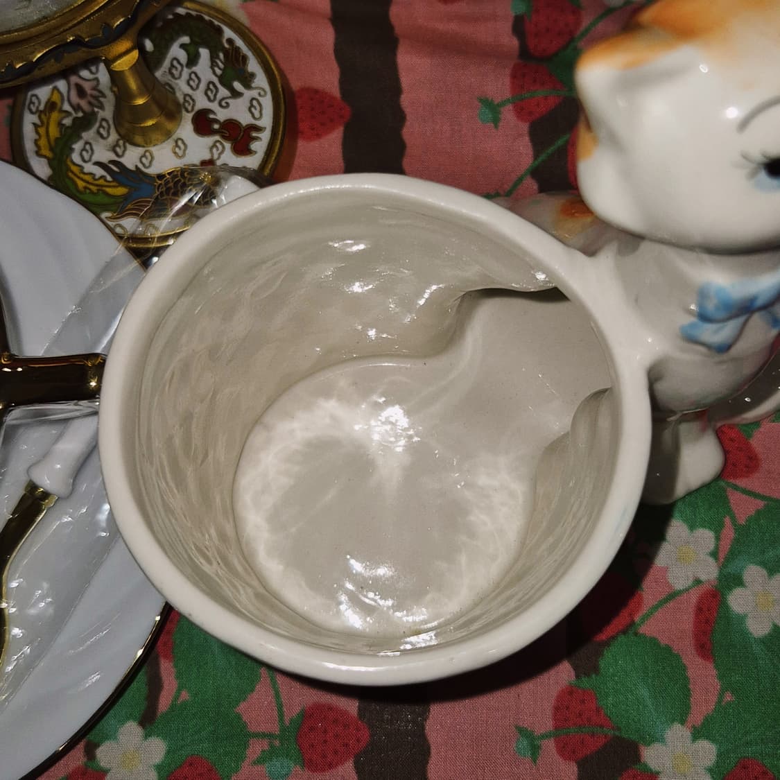 60s 일본 레트로 고양이 피겨린 홀더 상품이미지9