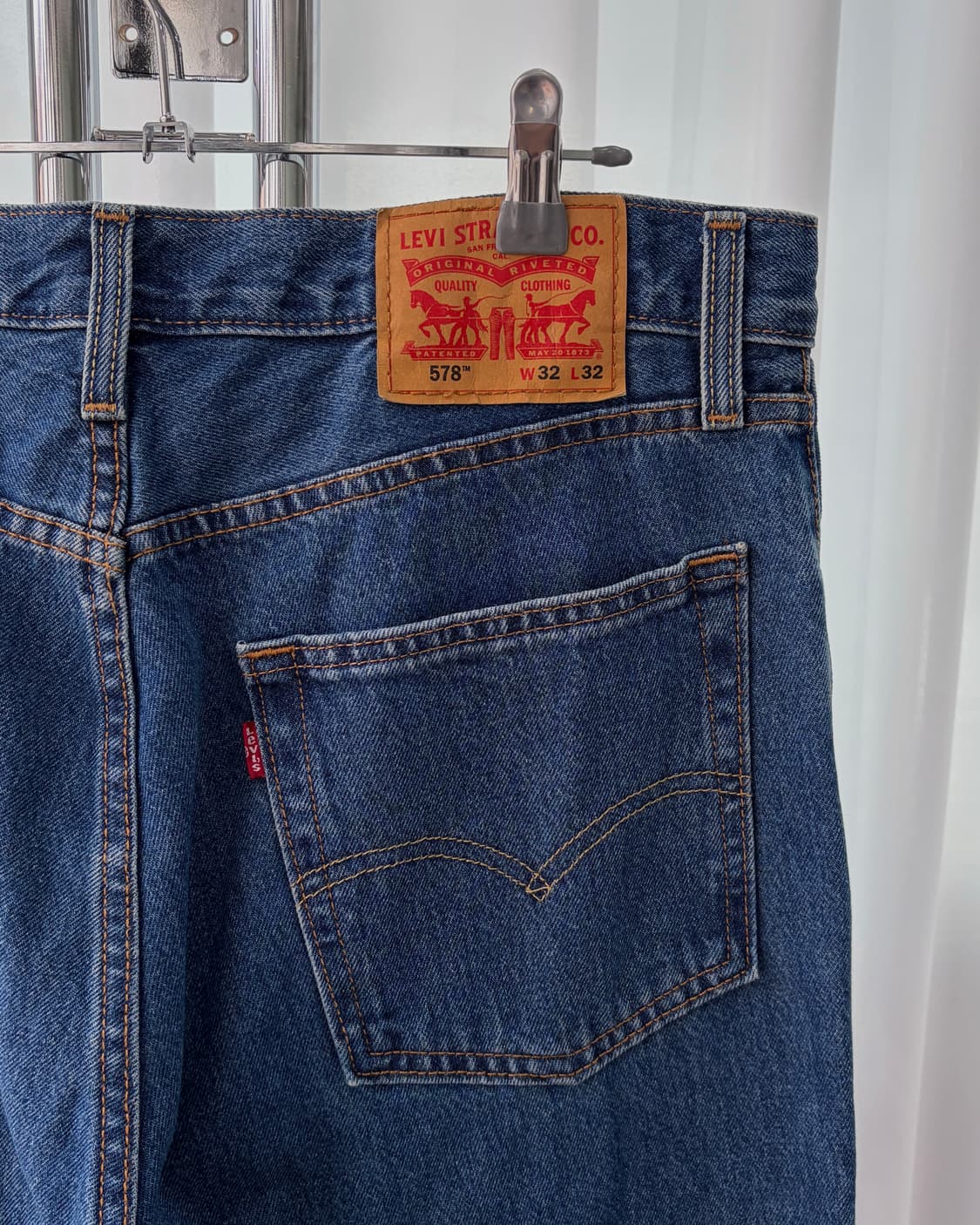[32인치]리바이스 578 루즈 스트레이트 데님 팬츠 상품이미지6