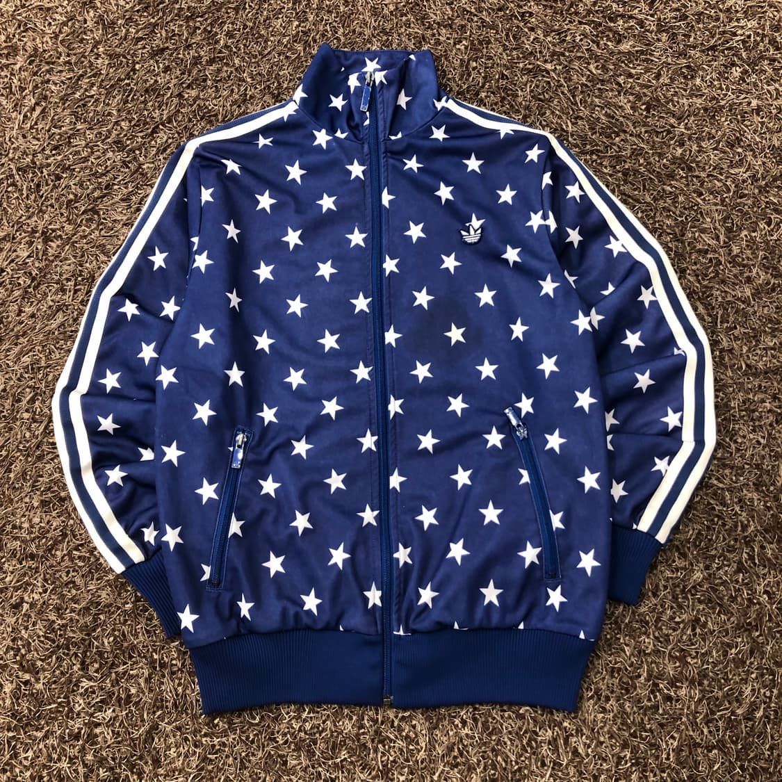 M 아디다스 제레미스캇 별 스타 패턴 져지 트랙 자켓 상품이미지1