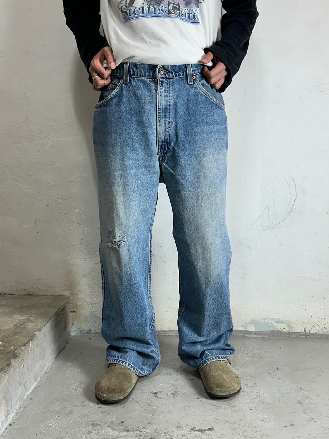 90’s USA 빈티지 리바이스 517 오렌지탭 부츠컷 리바이스 청바지 상품이미지3