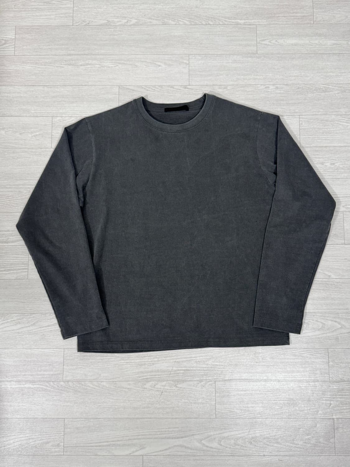 HTAE 90s 베이스먼트 롱슬리브 에이지드 블랙 M 상품이미지2