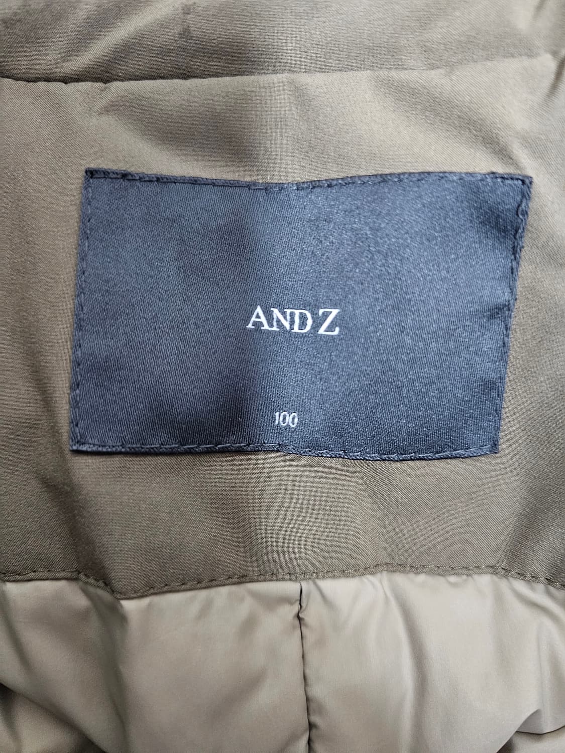 앤드지 구스다운 패딩코트 100 상품이미지3