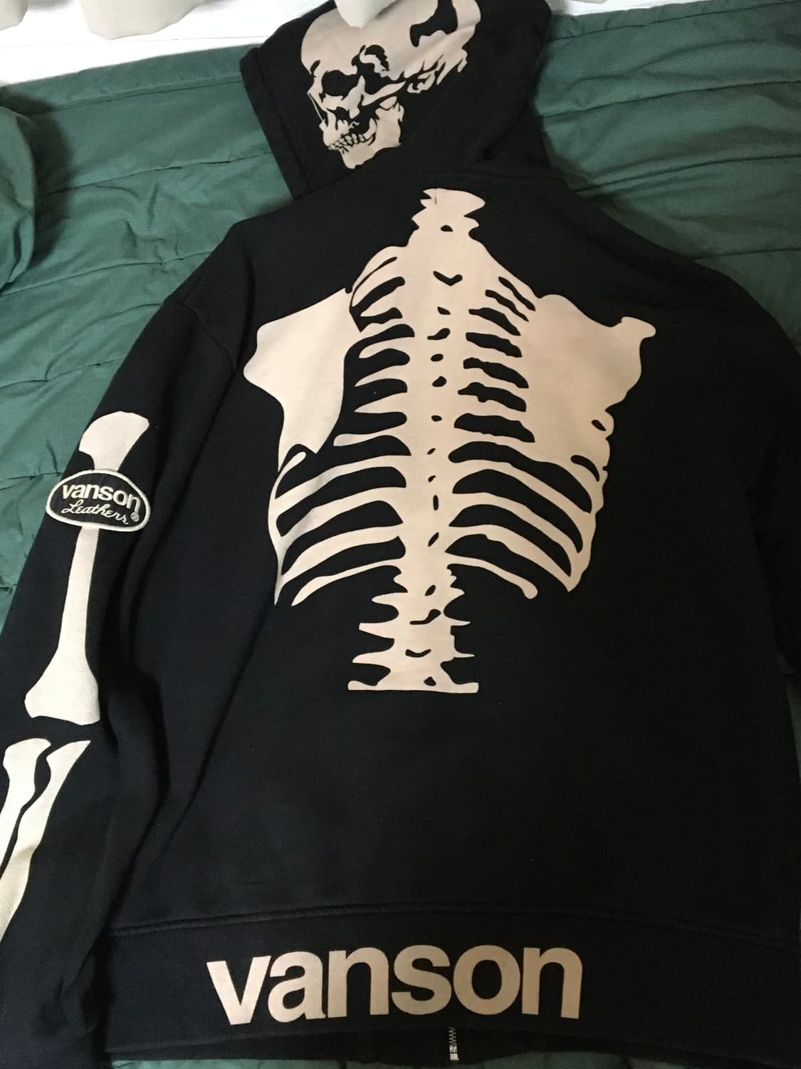 밴슨 레터스 본 후드집업 Vanson Leathers 상품이미지2