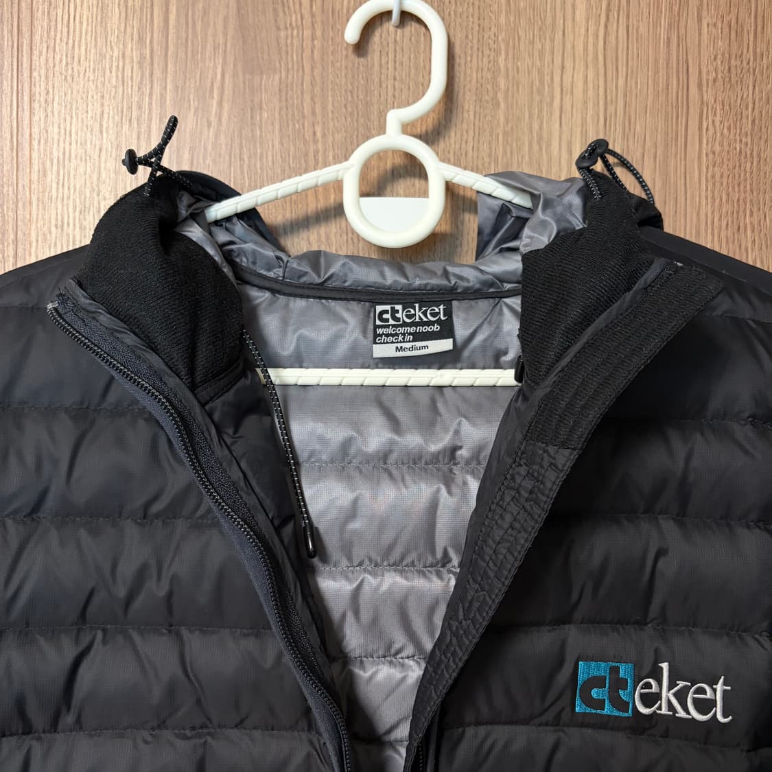 테켓 플랜 라이트웨이트 다운 자켓 블랙M 상품이미지4