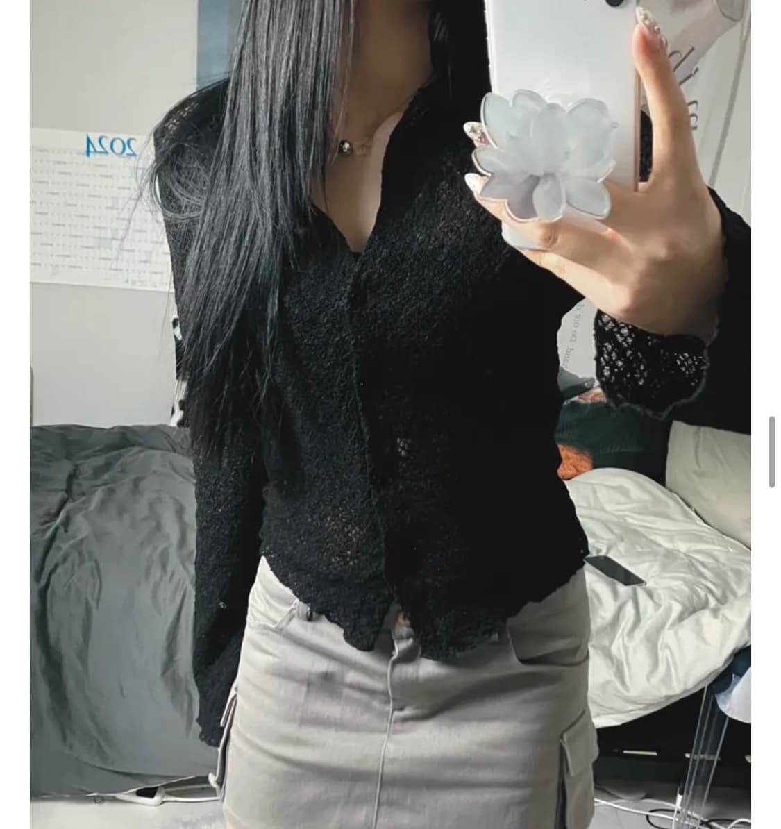 시스루 셔츠  상품이미지2