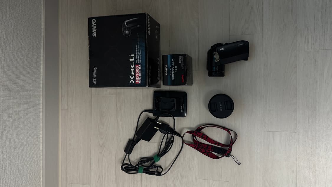 산요작티 hd1000 블랙 판매합니다. 상품이미지1