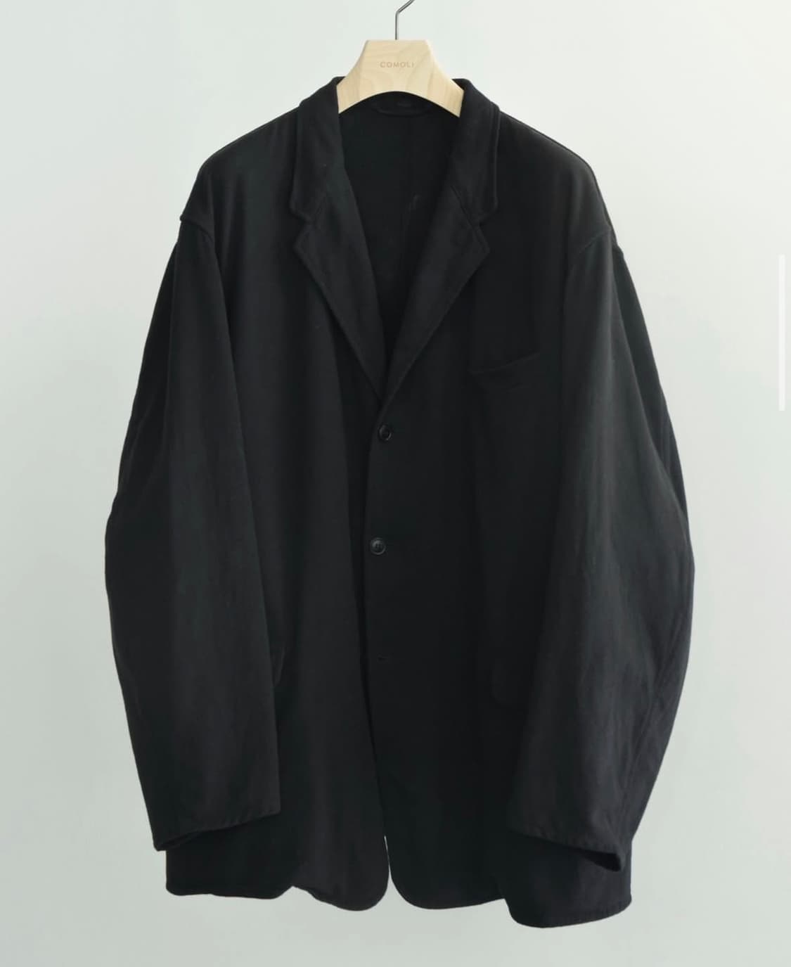 26 코모리 블랙 드릴 자켓 상품이미지1