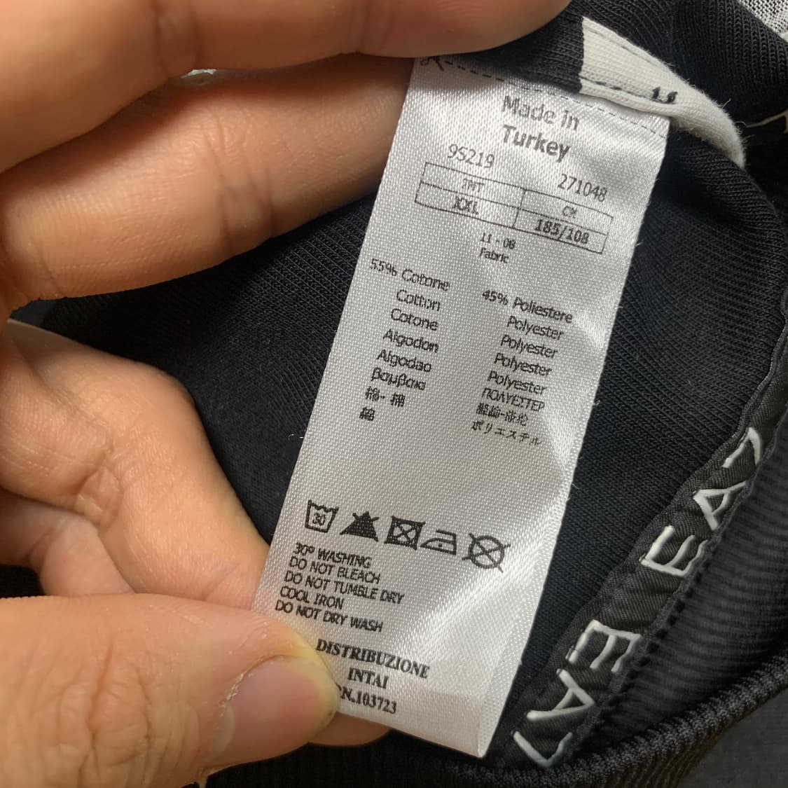 2XL) 엠포리오 아르마니 EA7 빅로고 트랙탑 져지 상품이미지5