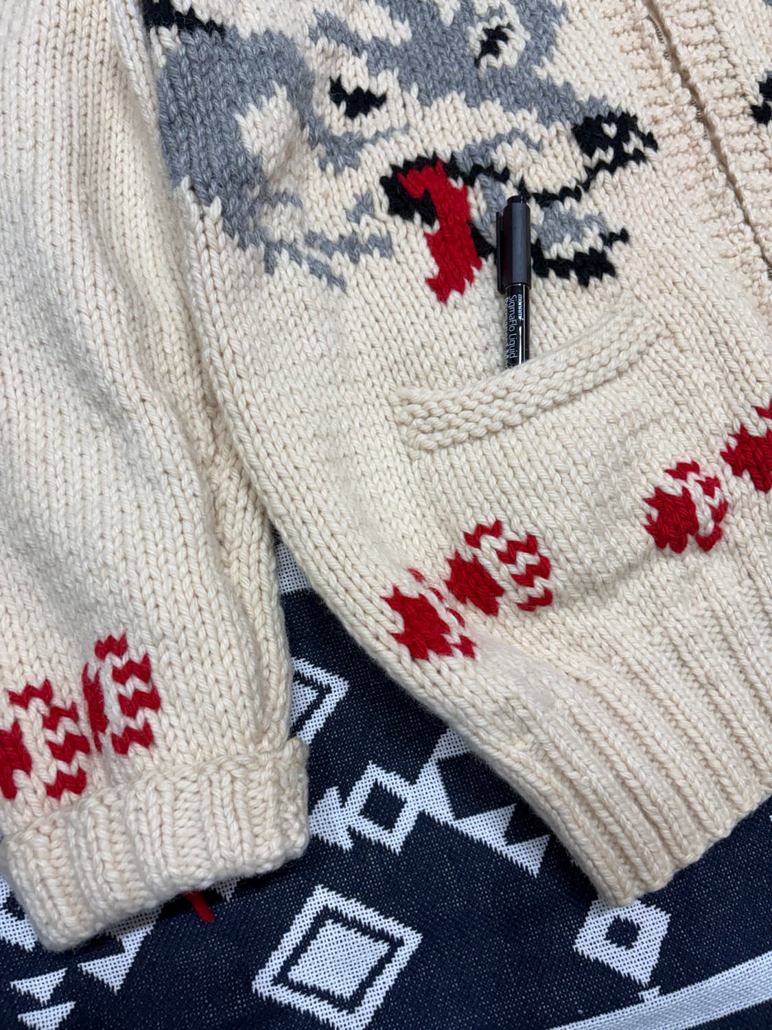 1950‘s Wolf Cowichan 늑대 코위찬 XXL 상품이미지6