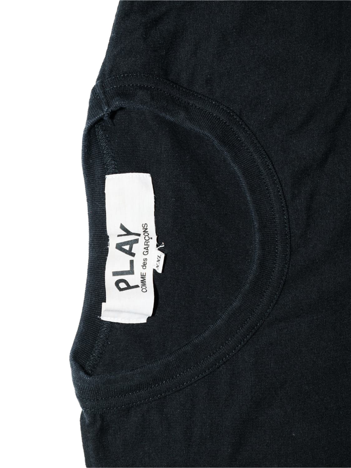 꼼데가르송 플레이 블랙 하트 로고 반팔티 블랙 XXL 상품이미지4