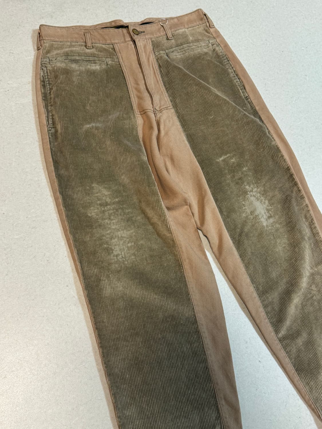 일본 빈티지 코듀로이 더블니 코튼 팬츠 상품이미지3