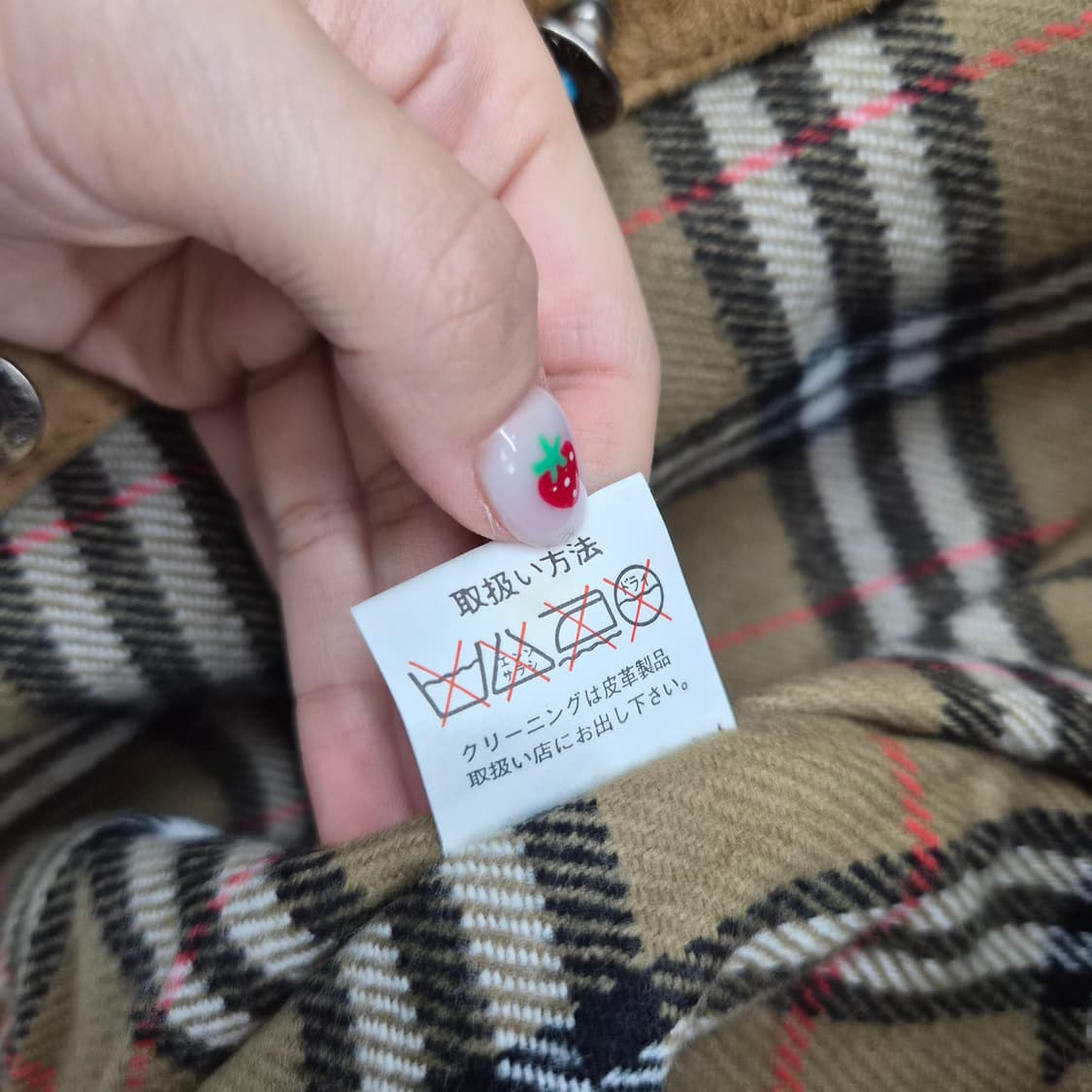 버버리 스웨이드 브라운 자켓 여성 M 상품이미지9