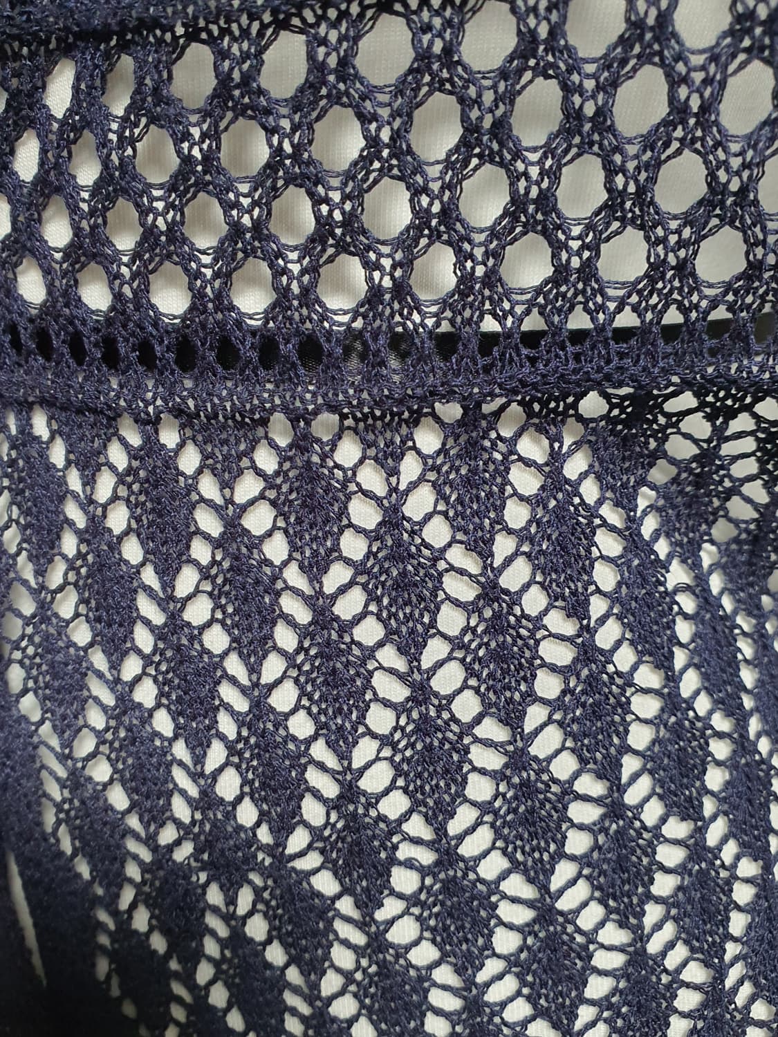 [빈티지] 네이비색 니트 조끼 여름니트 상품이미지3