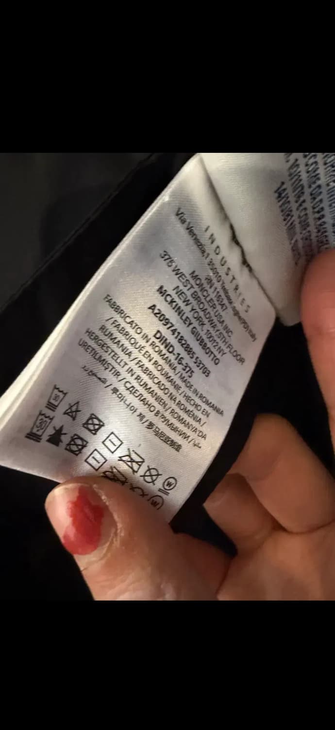 몽클레어 블랙 숏 패딩 점퍼 상품이미지6