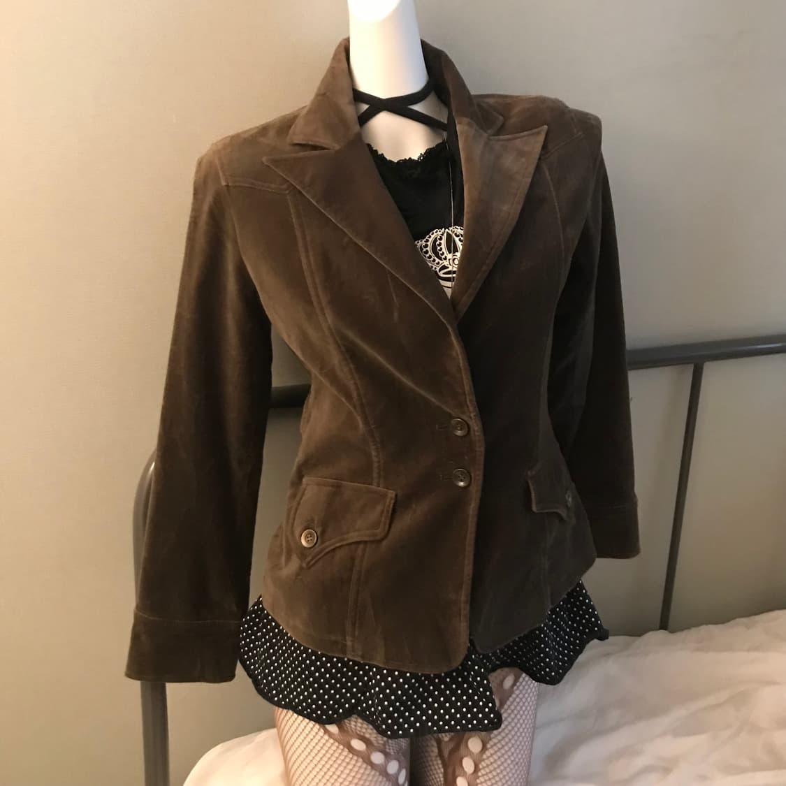 JPN Vintage 로리 라떼갸루 벨루아 자켓 상품이미지2