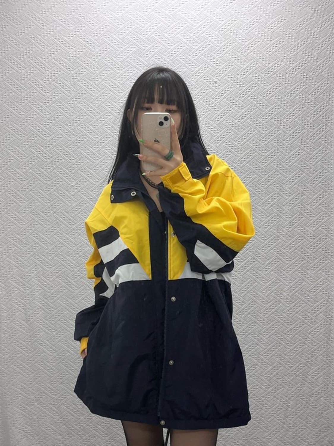 플레이보이 90's 올드스쿨 레트로 오버핏 바람막이 105 C09313 상품이미지2