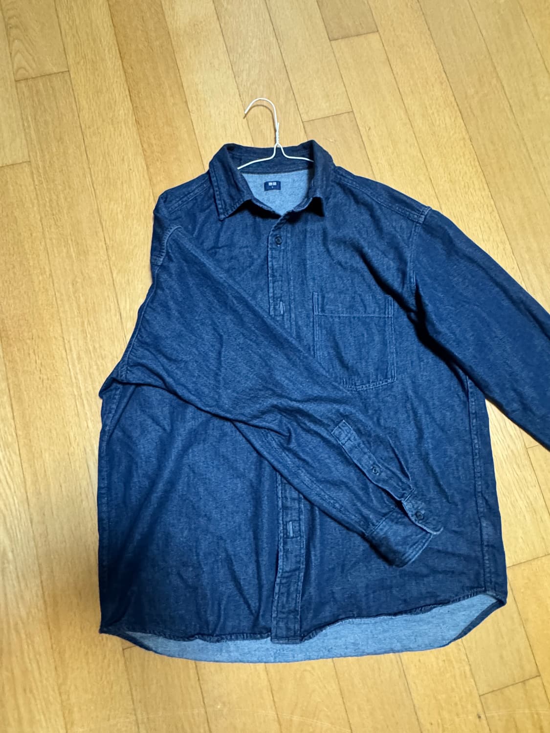 유니클로 데님 셔츠 L 상품이미지2