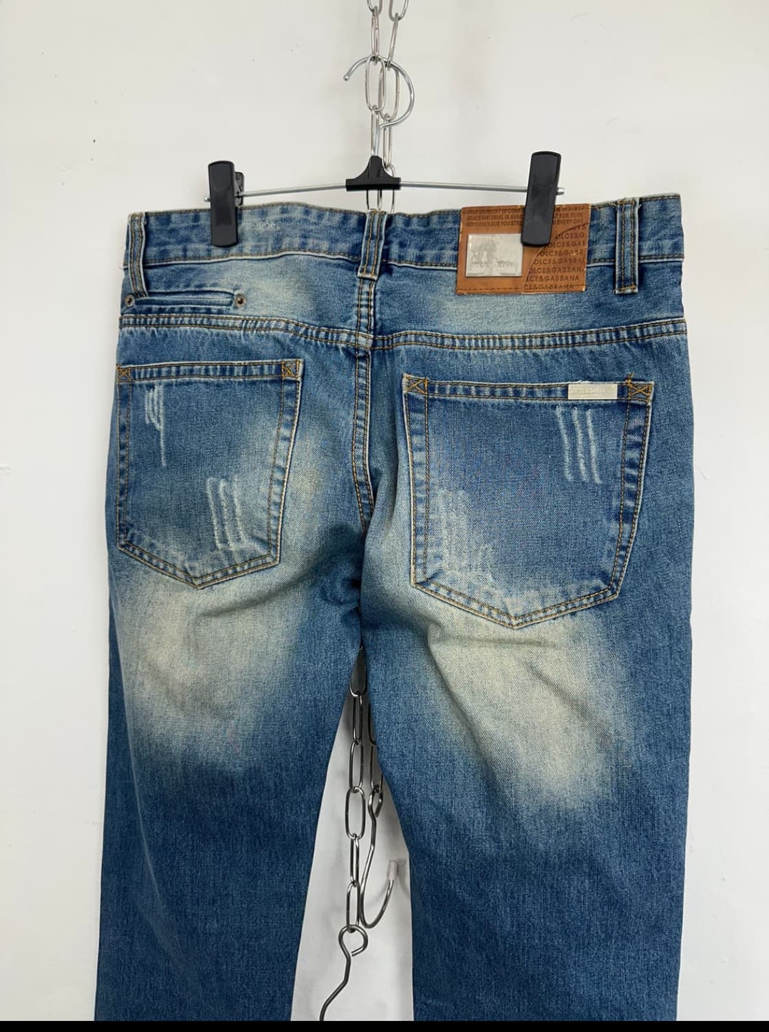 Dolce&Gabbana Metal Logo Plate Leather 상품이미지7