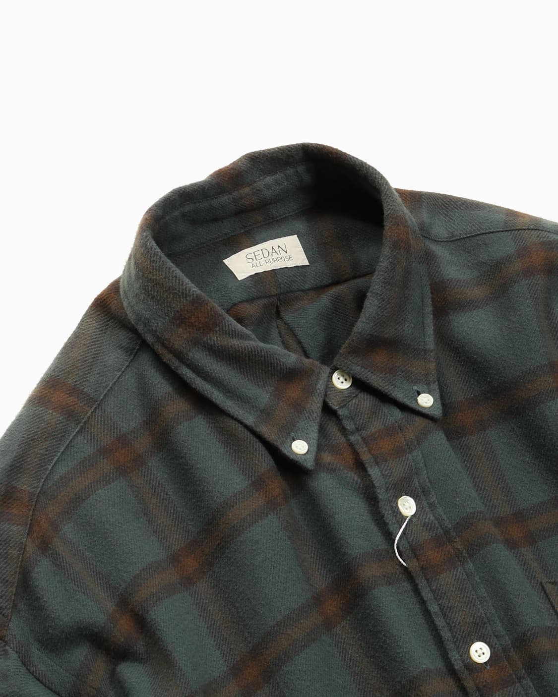 SEDAN ALL-PURPOSE Plaid Flannnel Shirt 상품이미지5