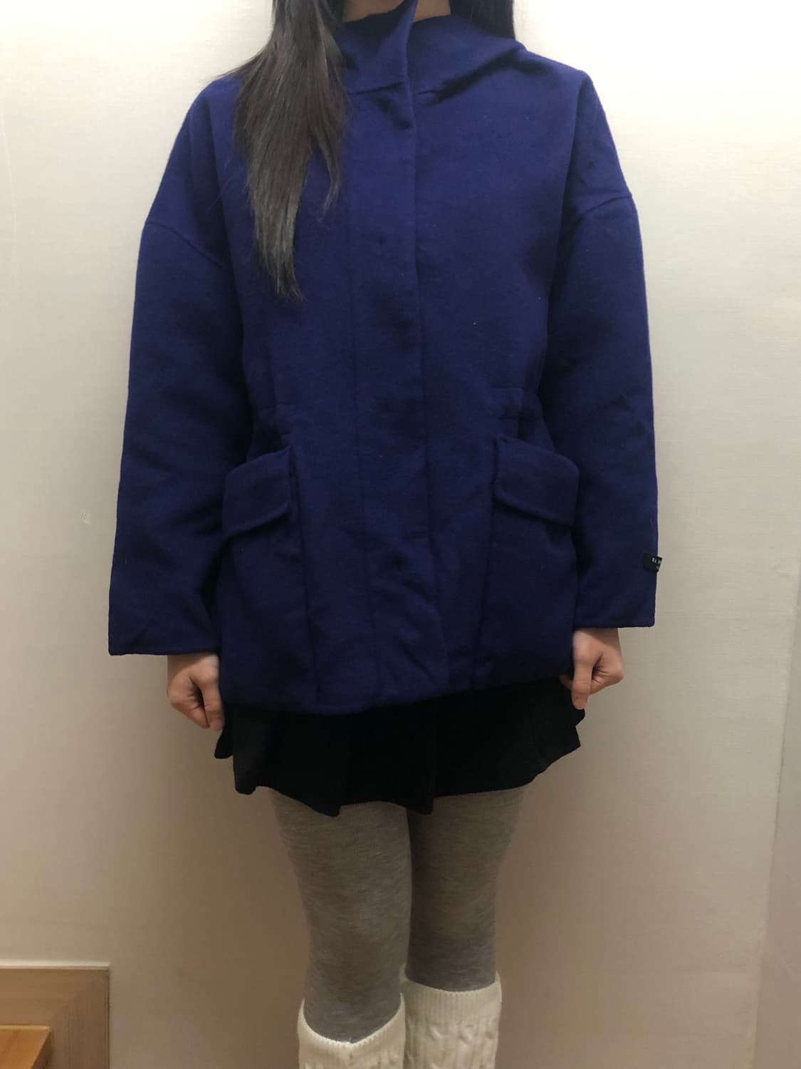 빈티지 칼 라거펠트 퍼플 핸드메이드 코트 상품이미지2