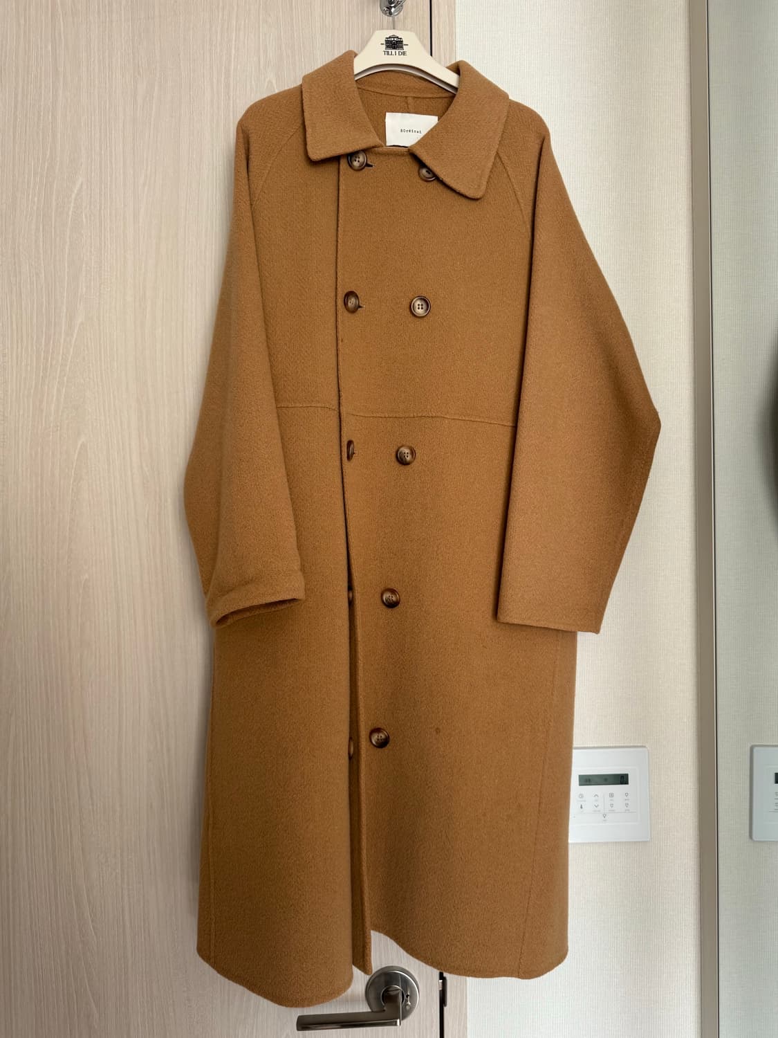 울100 카멜 더블코트 상품이미지7