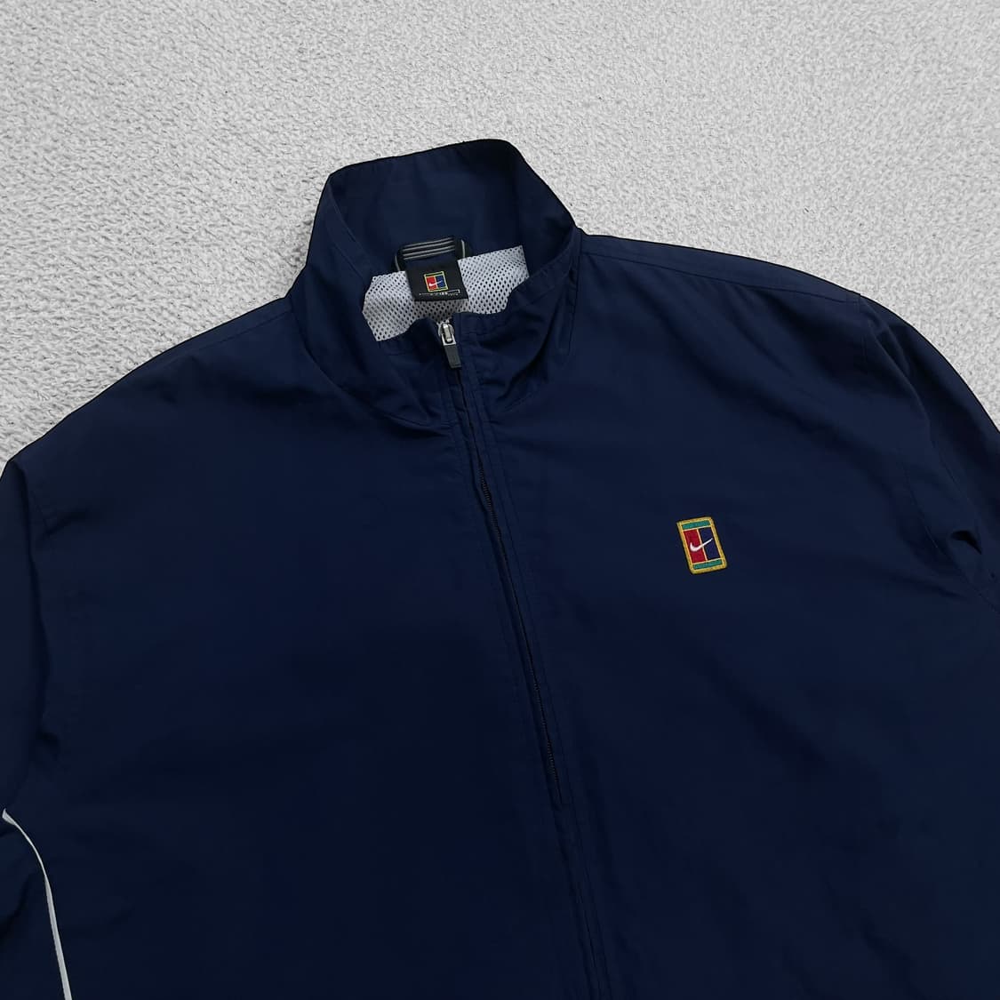 나이키 00s 테니스 로고 바람막이 자켓 네이비 상품이미지2