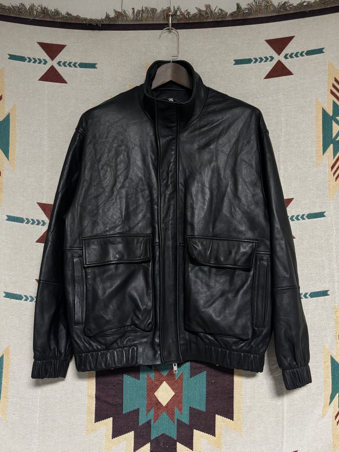 스페로네 양가죽 A-2 가죽자켓 L 상품이미지1