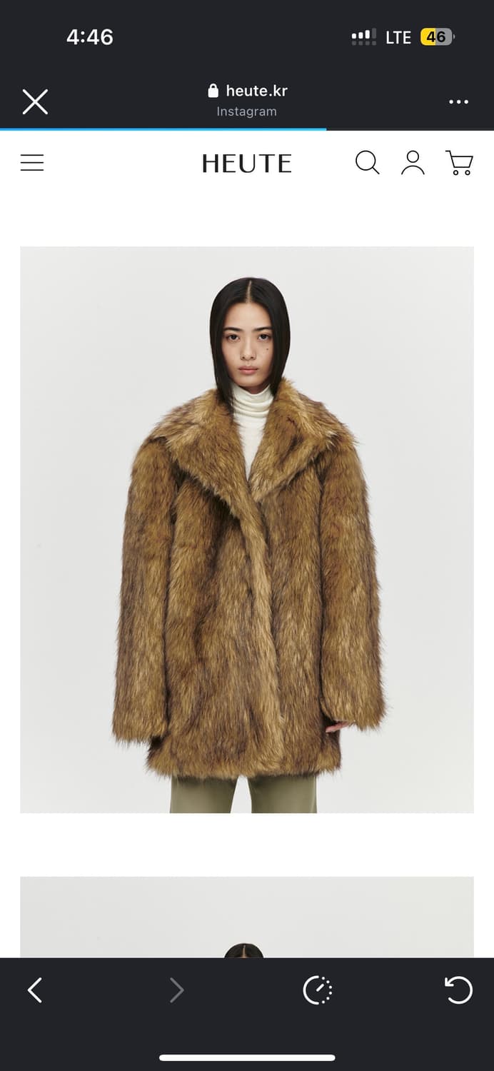 (구매) 호이테 퍼 코트 자켓 구매합니다 상품이미지2